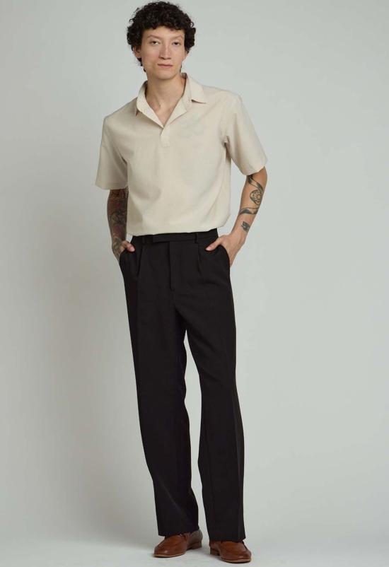  더 엔케이씨 스토어 반팔 티셔츠 Nkc 퍼포먼스 주름 프리 반팔 크림 - The NKC Store