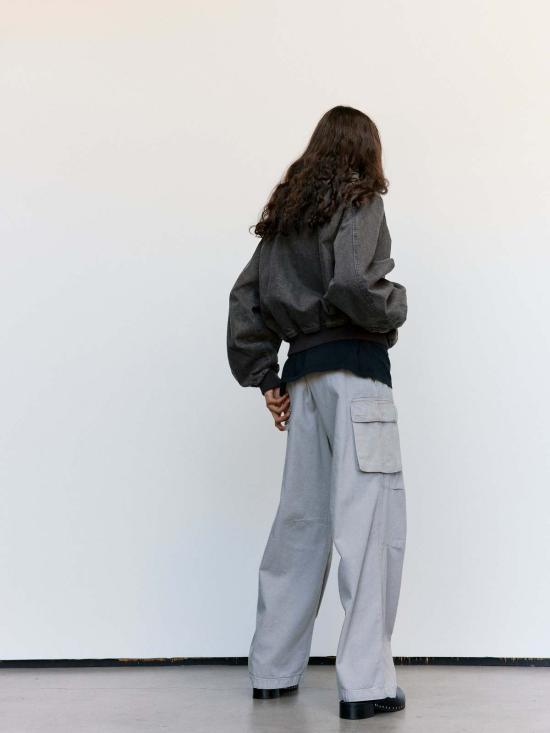  아워레가시 데님 자켓 Our Legacy Bank 재킷 블랙 코팅 워시 - OUR LEGACY