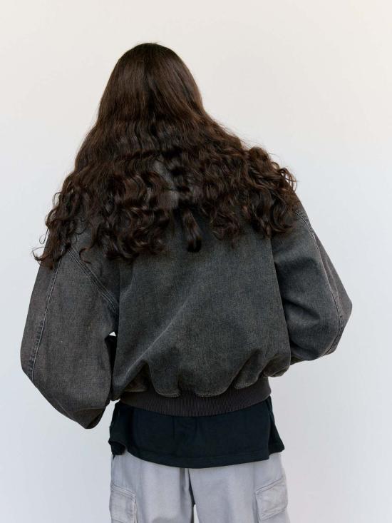  아워레가시 데님 자켓 Our Legacy Bank 재킷 블랙 코팅 워시 - OUR LEGACY