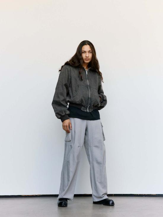  아워레가시 데님 자켓 Our Legacy Bank 재킷 블랙 코팅 워시