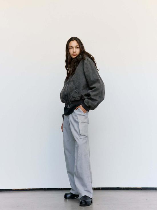  아워레가시 데님 자켓 Our Legacy Bank 재킷 블랙 코팅 워시 - OUR LEGACY