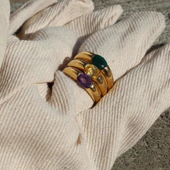  바비 카 반지 Bobbie Carr Brigitte 링 자수정 - BOBBIE CARR