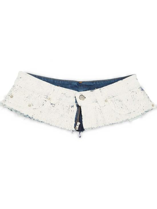  마르지엘라 와이드 벨트 메종   화이트