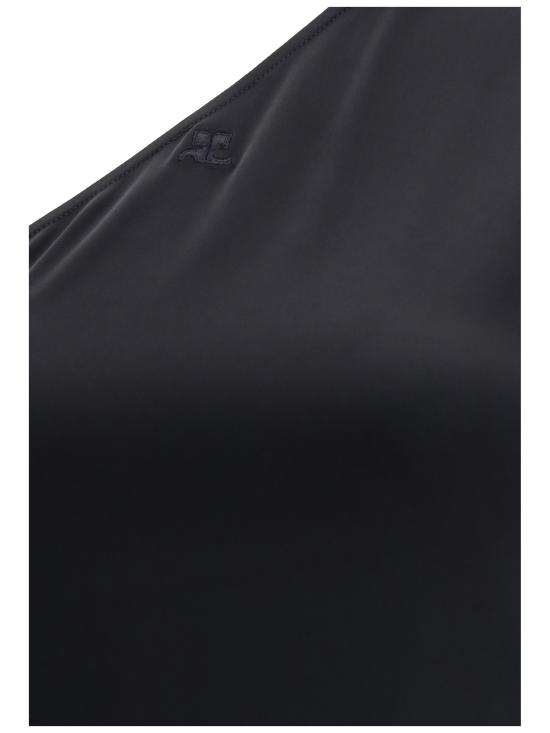 25SS 쿠레쥬 미디 원피스 225CRO627TA0007 9999 BLACK - COURREGES