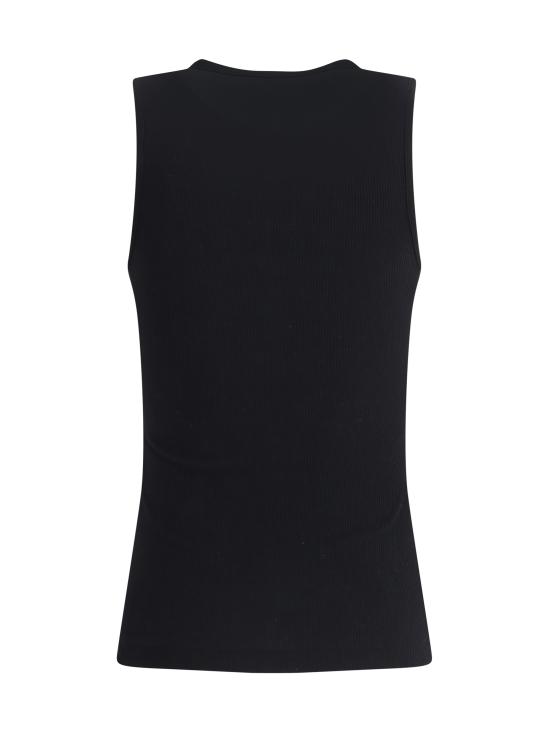 25SS 살바토레 페라가모 민소매 티셔츠 782728 003 BLACK - SALVATORE FERRAGAMO