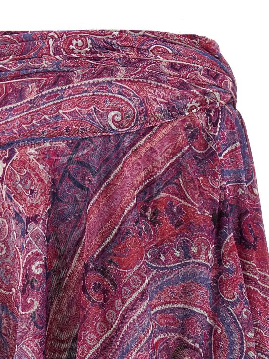 25SS 이자벨마랑 롱 스커트 JU0350FAC2J06I40PK Purple - ISABEL MARANT