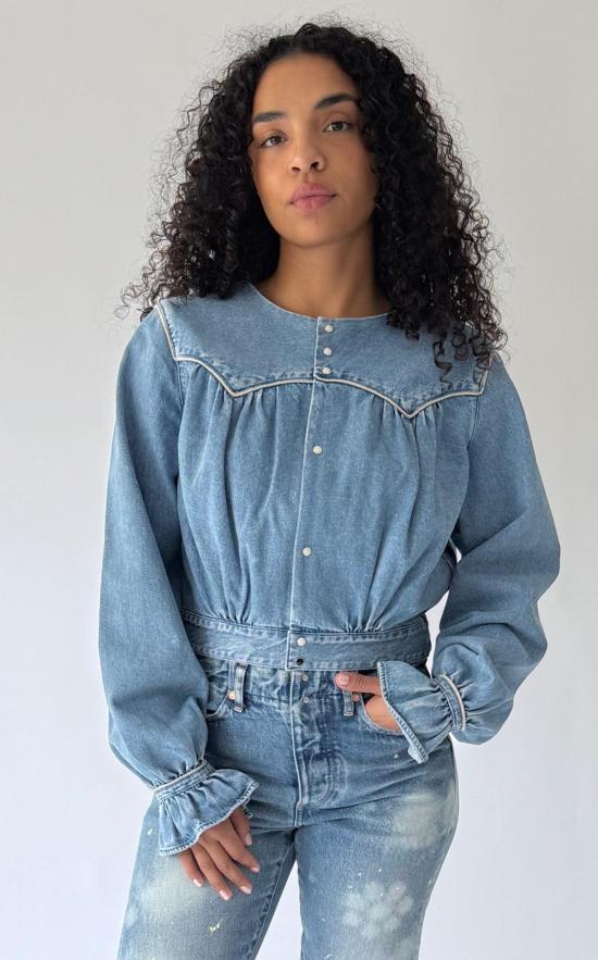  타나카 블라우스 웨스턴