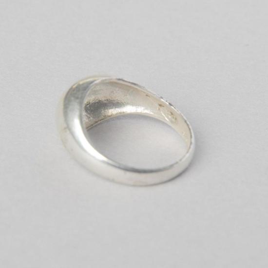  바비 카 반지 Bobbie Carr Xl Dome 링 스털링 실버 - BOBBIE CARR