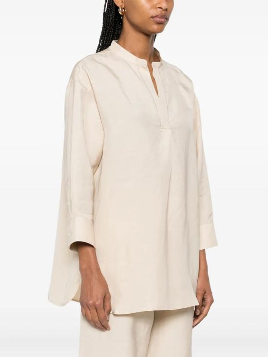 25SS 파비아나 필리피 블라우스 CADC02F351H5470155 Beige - FABIANA FILIPPI