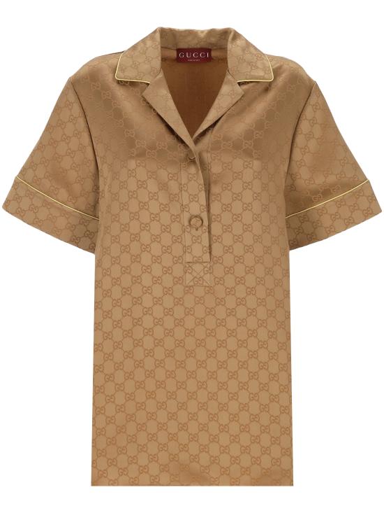 25SS 구찌 폴로 티셔츠 814927 ZAQKJ2031 RAME MIX