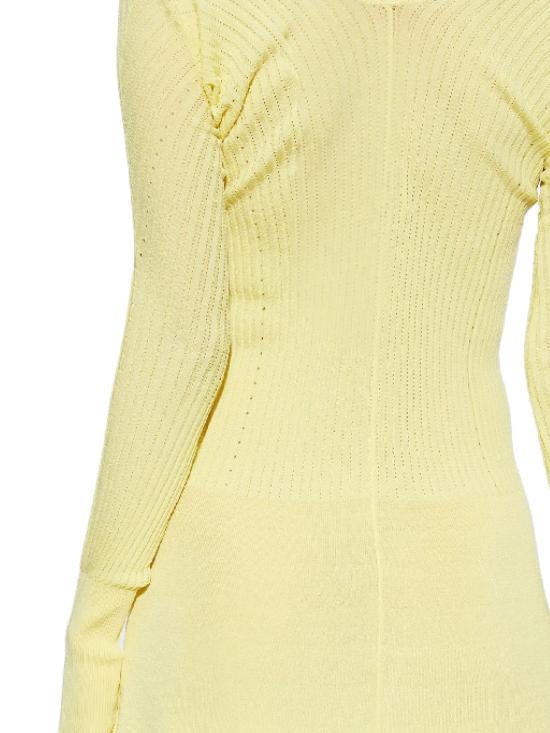 25SS 자크뮈스 숏 원피스 251KN356 2424210 Light yellow - JACQUEMUS