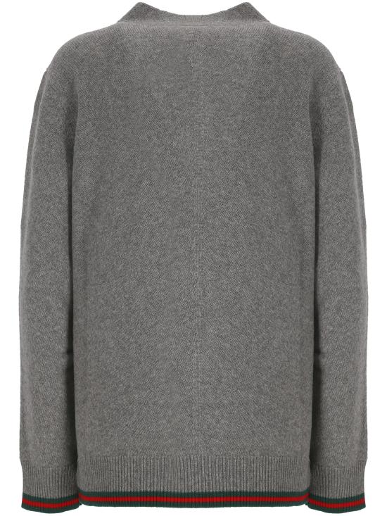 25SS 구찌 가디건 813834 XKEJC1230 Grey - GUCCI