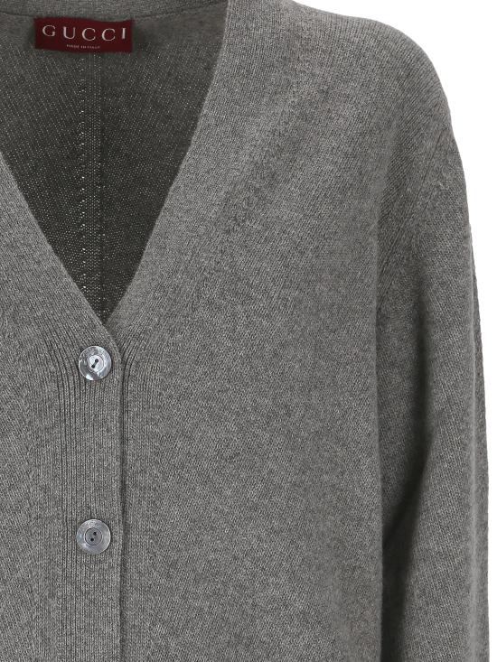 25SS 구찌 가디건 813834 XKEJC1230 Grey - GUCCI