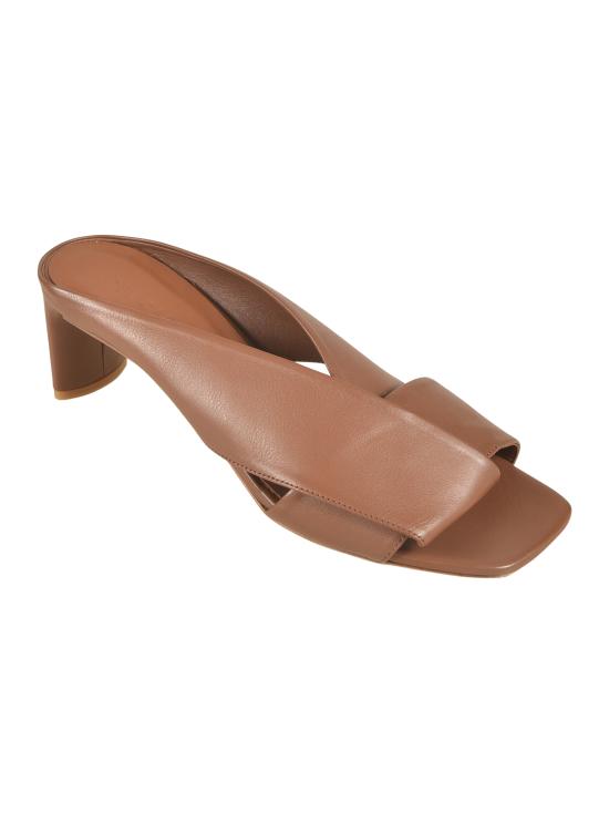 25SS 델 칼로 뮬/슬리퍼 11708 PIUMA CANNELLA Cannella - DEL CARLO