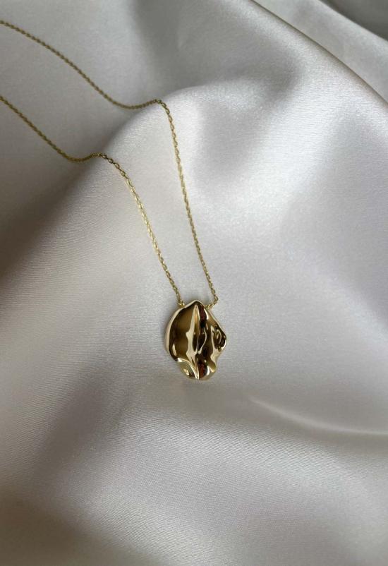  더 엔케이씨 스토어 목걸이/팬던트 Nkc Store 골드 페탈 펜던트 목걸이