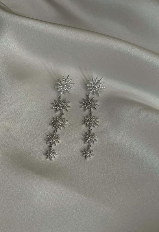  더 엔케이씨 스토어 이어링 Nkc Store 실버 스타버스트 댄글