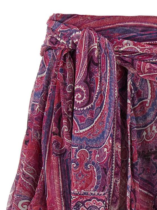 25SS 이자벨마랑 숏 스커트 JU0350FAC2J06I40PK PURPLE - ISABEL MARANT