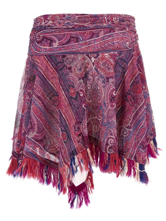 25SS 이자벨마랑 숏 스커트 JU0350FAC2J06I40PK PURPLE - ISABEL MARANT