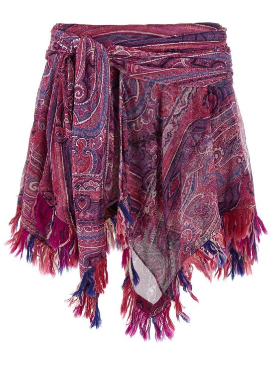 25SS 이자벨마랑 숏 스커트 JU0350FAC2J06I40PK PURPLE