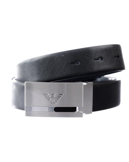  엠포리오 아르마니 가죽 벨트 Y4S498YLP4ENERO 81519 Black - EMPORIO ARMANI