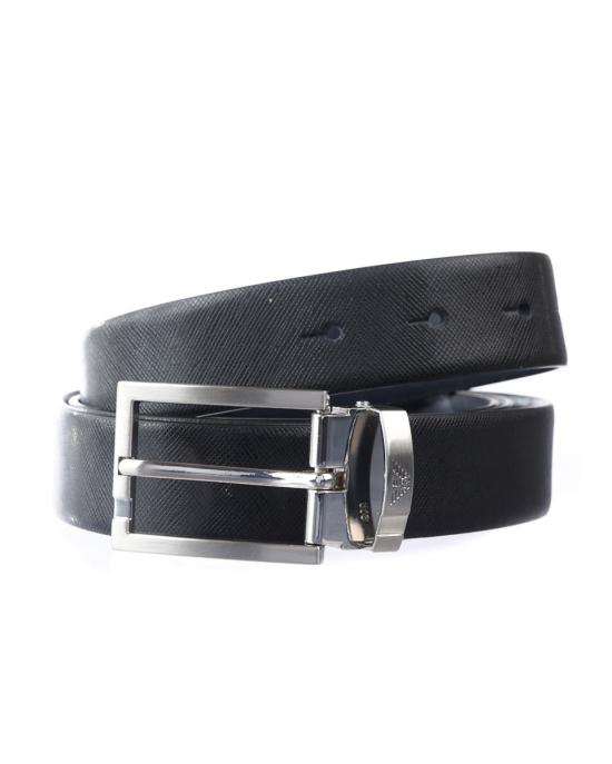  엠포리오 아르마니 가죽 벨트 Y4S498YLP4ENERO 81519 Black - EMPORIO ARMANI