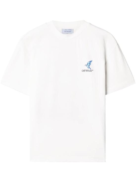 25SS 오프화이트 반팔 티셔츠 OWAA089S25JER004 0110 WHITE