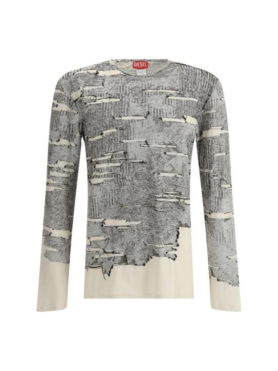 25SS 디젤 스웨터 A181190AFBV 129 WHITE