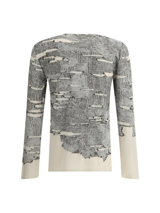 25SS 디젤 스웨터 A181190AFBV 129 WHITE - DIESEL