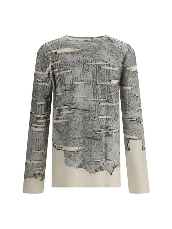 25SS 디젤 스웨터 A181190AFBV 129 WHITE - DIESEL