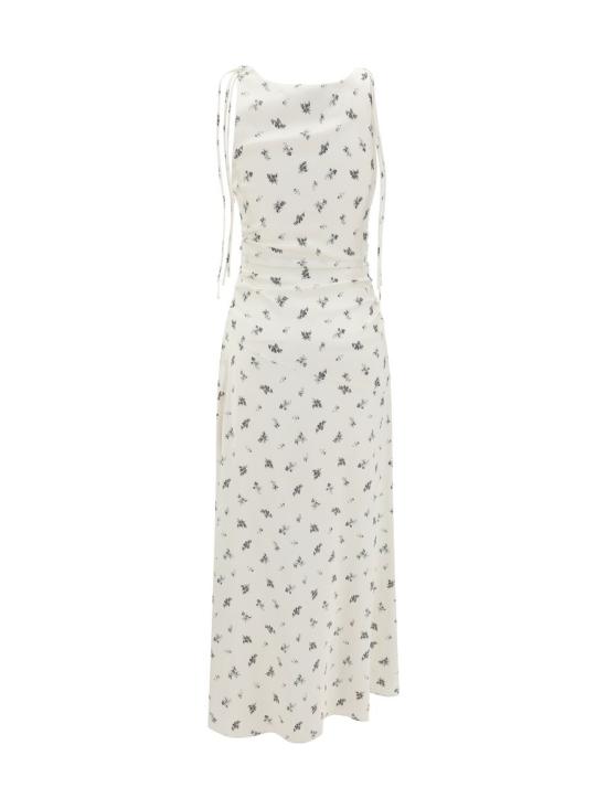 25SS 가니 미디 원피스 W0262 135 WHITE - GANNI