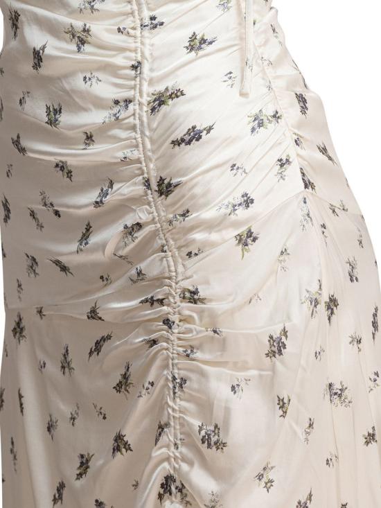 25SS 가니 미디 원피스 W0262 135 WHITE - GANNI