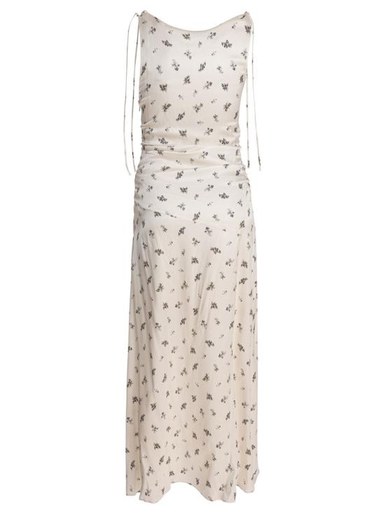 25SS 가니 미디 원피스 W0262 135 WHITE - GANNI