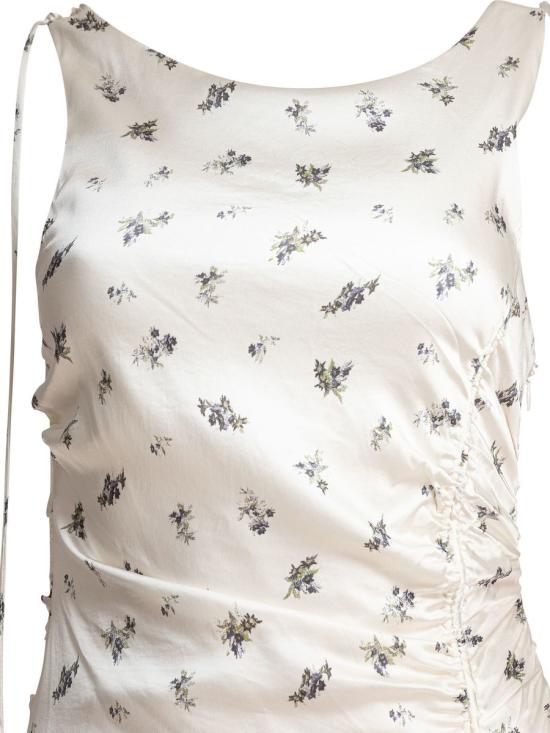 25SS 가니 미디 원피스 W0262 135 WHITE - GANNI