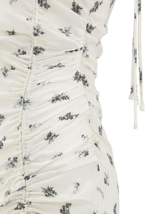 25SS 가니 미디 원피스 W0262 135 WHITE - GANNI