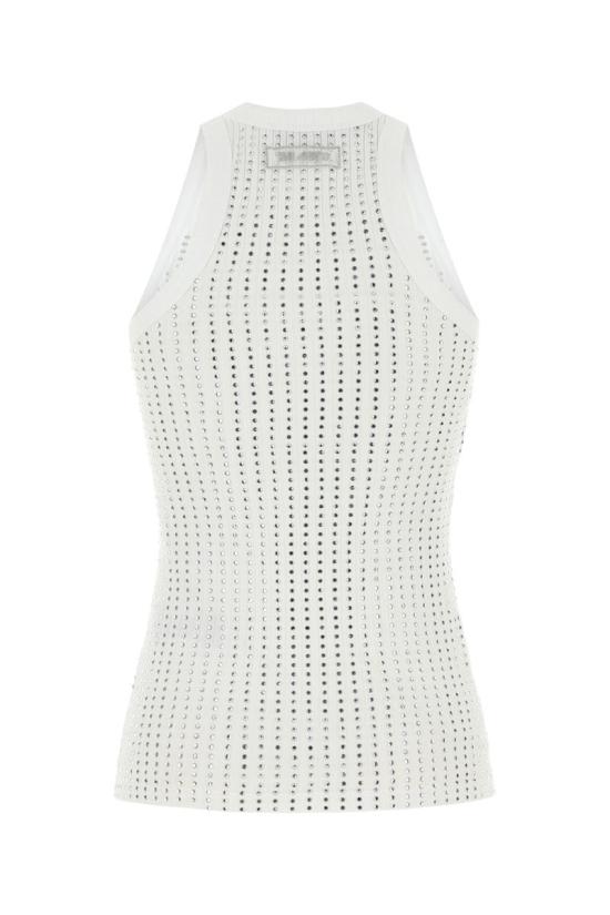 25SS 디 아티코 민소매 티셔츠 250WCN00004JJJ051TR 001 WHITE - THE ATTICO