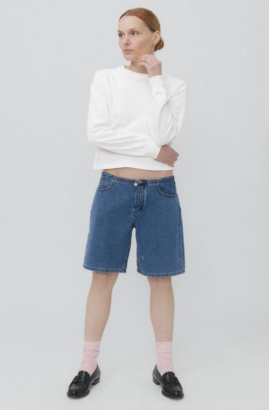  스틸히어 숏팬츠 스틸 히어 뉴욕 쿨 쇼츠 클래식 블루