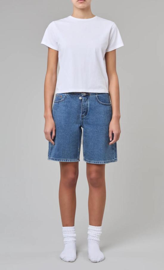  스틸히어 숏팬츠 스틸 히어 뉴욕 쿨 쇼츠 클래식 블루 - STILL HERE