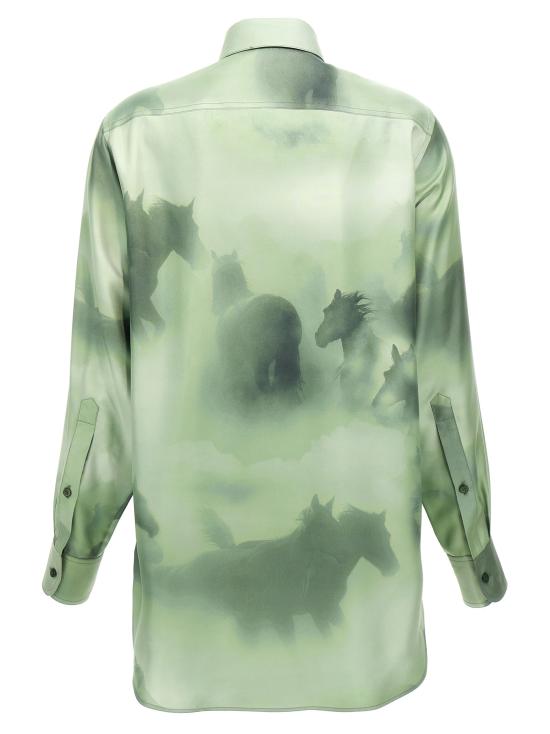 25SS 스텔라 맥카트니 셔츠 6201313FS2208430 Green - STELLA MCCARTNEY