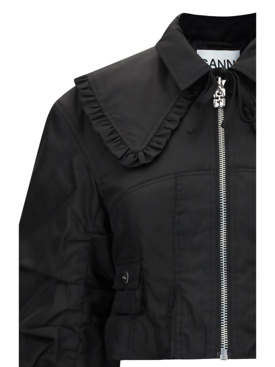 25SS 가니 자켓 W0279 099 BLACK - GANNI