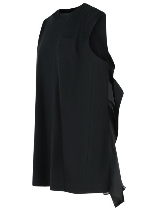 25SS 사카이 미디 원피스 07914001 Black - SACAI