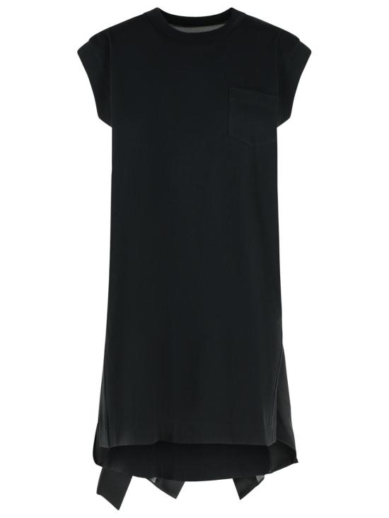 25SS 사카이 미디 원피스 07914001 Black