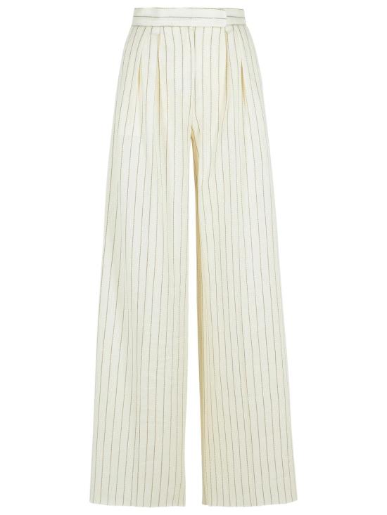 25SS 막스마라 스트레이트 팬츠 2511781022001 White