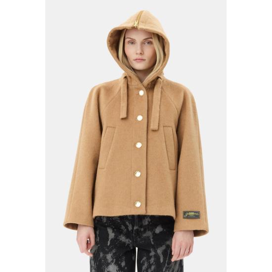 25SS 가니 코트 W0016LT LATTE - GANNI