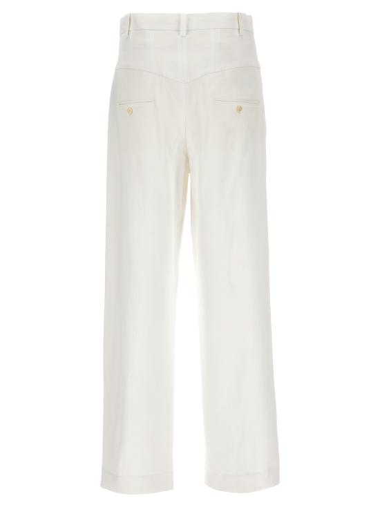 24FW 이자벨마랑 스트레이트 팬츠 24PPA0270FBB1F04I20WH White - ISABEL MARANT
