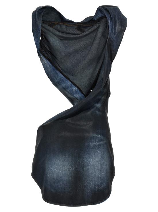 25SS 디젤 숏 원피스 A18168068RR9XX Blue - DIESEL