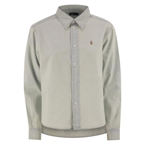 25SS 폴로 랄프로렌 블라우스/셔츠 211891420 LIGHT BLUE