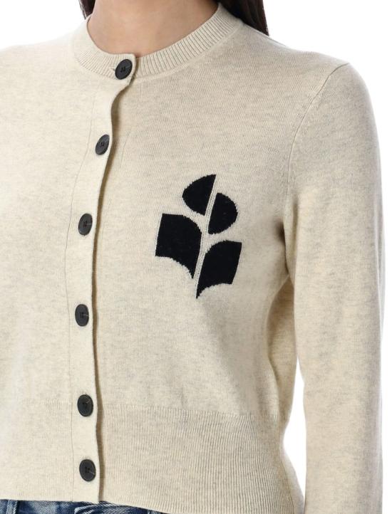 25SS 이자벨마랑에뚜왈 가디건 25PCA0040FAA1X05E 02LY LIGHT GREY - ISABEL MARANT ETOILE