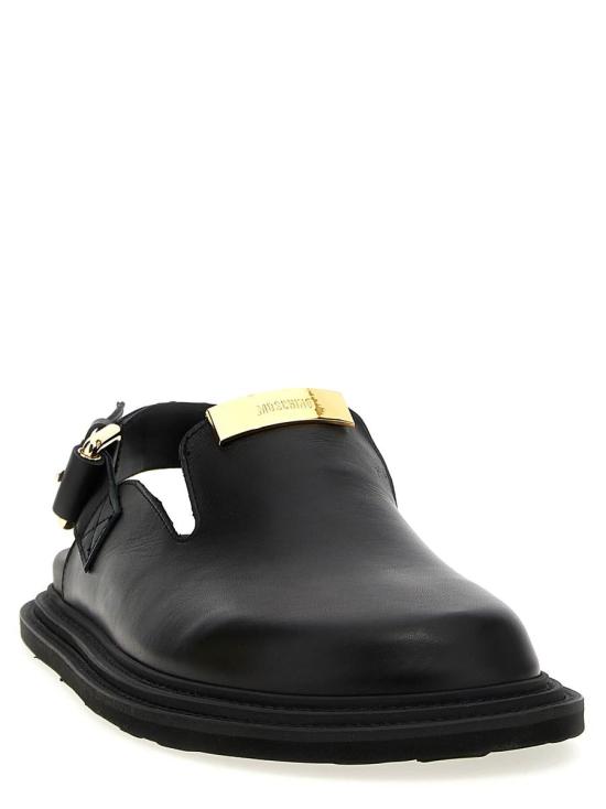 25SS 모스키노 로퍼 MB10143G0MGA0000 Black - MOSCHINO