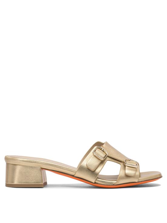 25SS 산토니 뮬/슬리퍼 WHVC70987HA2TLLXO50 Gold