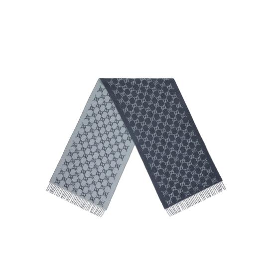 25SS 구찌 GG 캐시미어 스카프 8123174GABX 4169 BLUE